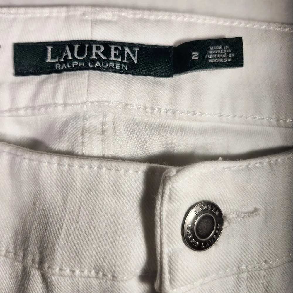 NWOT Women's Lauren Ralph Lauren Modern Straight Curvy Fit Jeans - Picture 2 of 7